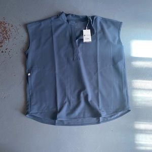 Rafaela oversized scrub top